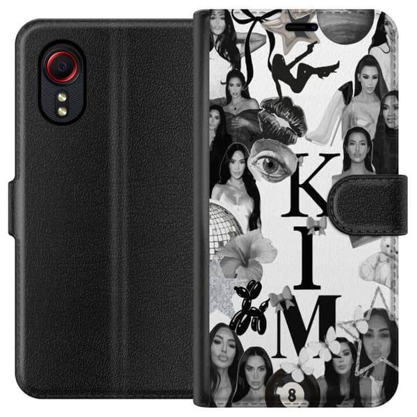 Samsung Galaxy Xcover 5 Tegnebogsetui Kim Kardashian – Aesthetic Look 2025
