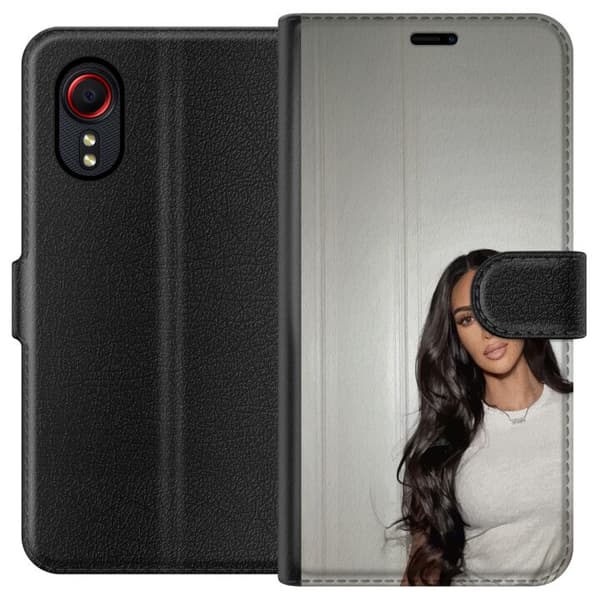 Samsung Galaxy Xcover 5 Tegnebogsetui Kim Kardashian – Iconic Style Collection