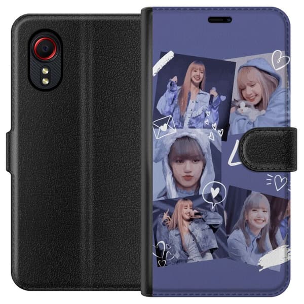 Samsung Galaxy Xcover 5 Tegnebogsetui Lisa Blackpink – Aesthetic K-pop Queen