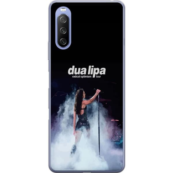 Sony Xperia 10 III Lite Gennemsigtig cover Dua Lipa – Signature Looks & Vibes