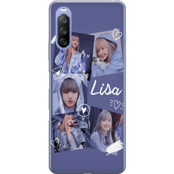 Sony Xperia 10 III Lite Gennemsigtig cover Lisa Blackpink – Aesthetic K-pop Queen
