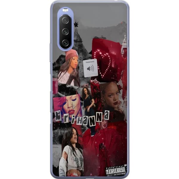 Sony Xperia 10 III Lite Gennemsigtig cover Rihanna – Iconic Fashion Moments