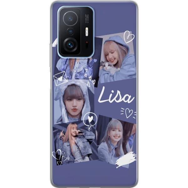 Xiaomi 11T Gennemsigtig cover Lisa Blackpink – Aesthetic K-pop Queen