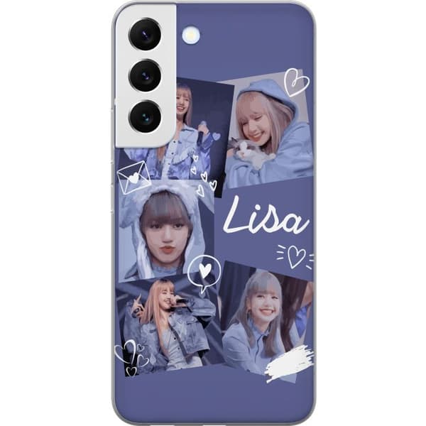 Samsung Galaxy S22+ 5G Läpinäkyvä kuori Lisa Blackpink – Aesthetic K-pop Queen