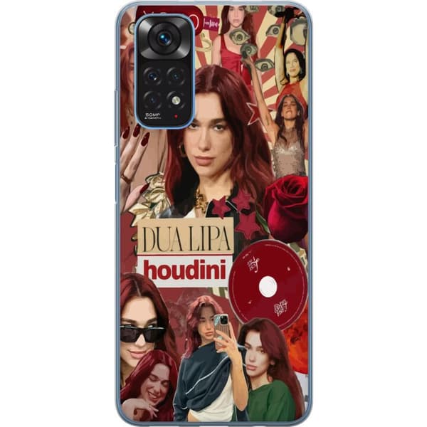 Xiaomi Redmi Note 11 Gennemsigtig cover Dua Lipa – Fashion & Style Edit