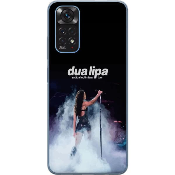 Xiaomi Redmi Note 11 Gjennomsiktig deksel Dua Lipa – Signature Looks & Vibes