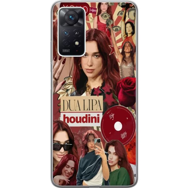 Xiaomi Redmi Note 11 Pro Gennemsigtig cover Dua Lipa – Fashion & Style Edit