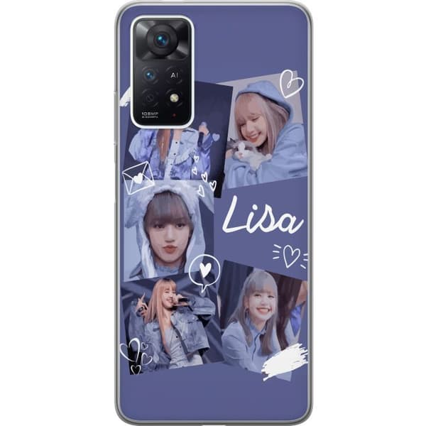 Xiaomi Redmi Note 11 Pro Gennemsigtig cover Lisa Blackpink – Aesthetic K-pop Queen