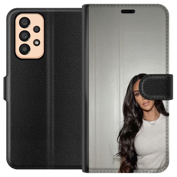 Samsung Galaxy A33 5G Tegnebogsetui Kim Kardashian – Iconic Style Collection