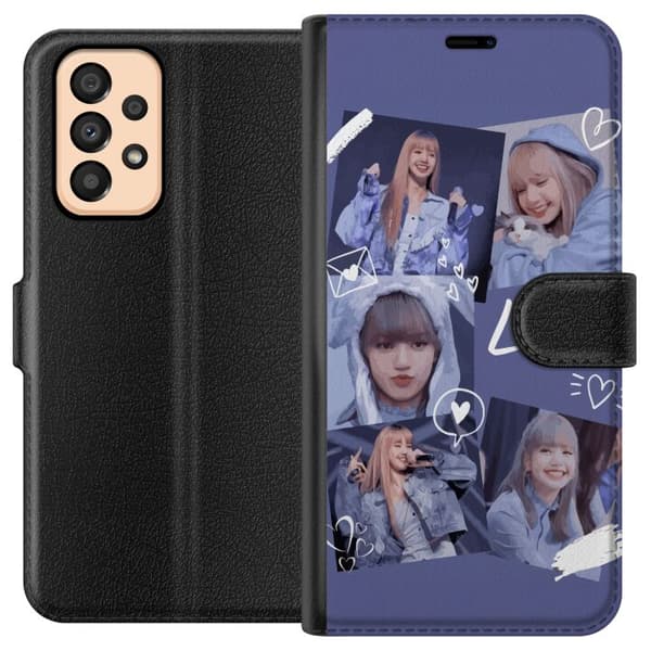 Samsung Galaxy A33 5G Tegnebogsetui Lisa Blackpink – Aesthetic K-pop Queen