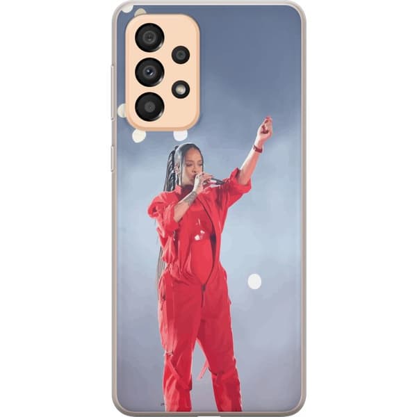 Samsung Galaxy A33 5G Läpinäkyvä kuori Rihanna – Trendsetting Looks & Style