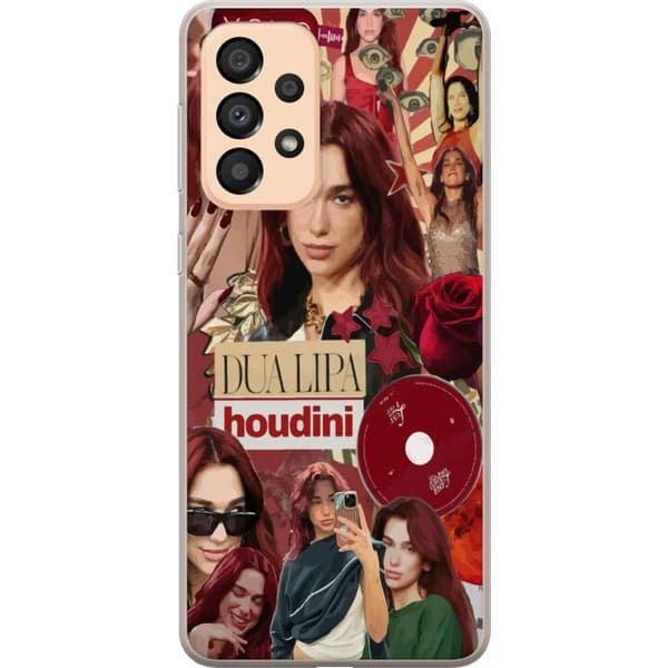 Samsung Galaxy A33 5G Gennemsigtig cover Dua Lipa – Fashion & Style Edit