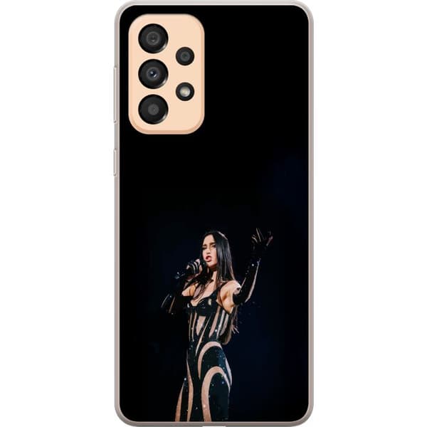 Samsung Galaxy A33 5G Läpinäkyvä kuori Dua Lipa – Pop Star Aesthetic