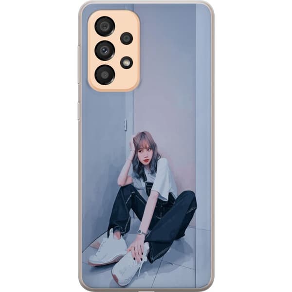 Samsung Galaxy A33 5G Gennemsigtig cover Lisa from Blackpink – K-pop Style Icon