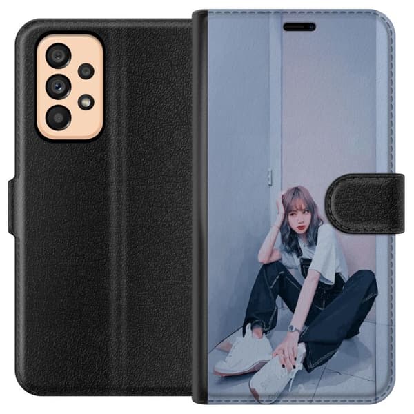 Samsung Galaxy A53 5G Lompakkokotelo Lisa from Blackpink – K-pop Style Icon