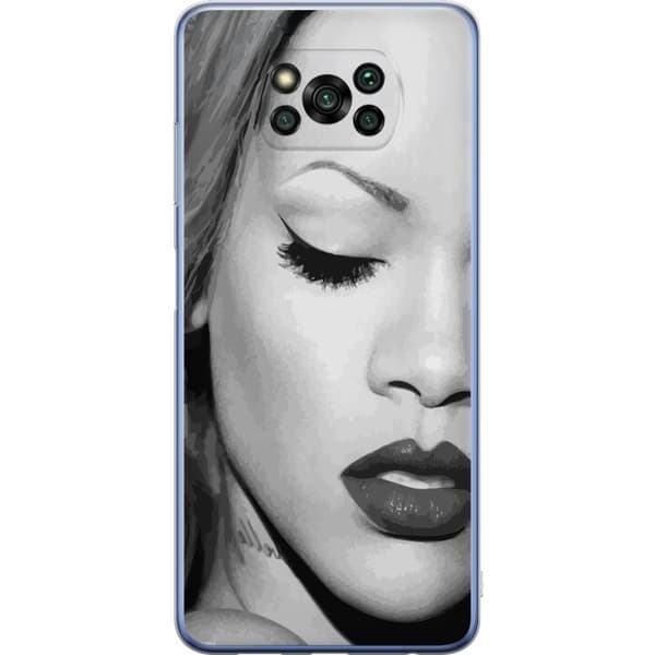 Xiaomi Poco X3 Pro Gjennomsiktig deksel Rihanna – Aesthetic Edit 2025