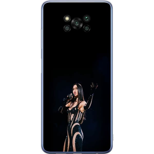 Xiaomi Poco X3 Pro Genomskinligt Skal Dua Lipa – Pop Star Aesthetic