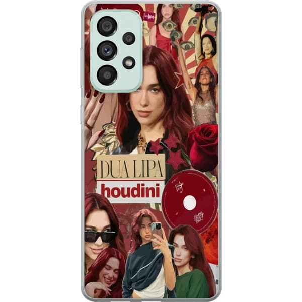 Samsung Galaxy A73 5G Gennemsigtig cover Dua Lipa – Fashion & Style Edit