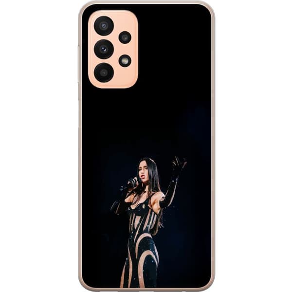 Samsung Galaxy A23 Gennemsigtig cover Dua Lipa – Pop Star Aesthetic