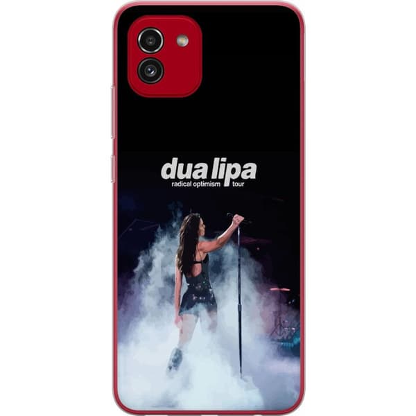 Samsung Galaxy A03 Gjennomsiktig deksel Dua Lipa – Signature Looks & Vibes