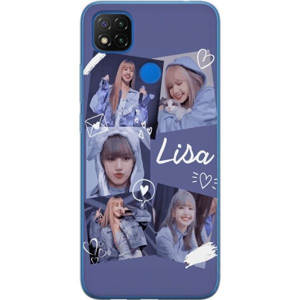 Xiaomi Redmi 9C NFC Läpinäkyvä kuori Lisa Blackpink – Aesthetic K-pop Queen