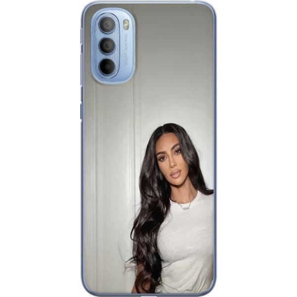 Motorola Moto G31 Gennemsigtig cover Kim Kardashian – Iconic Style Collection