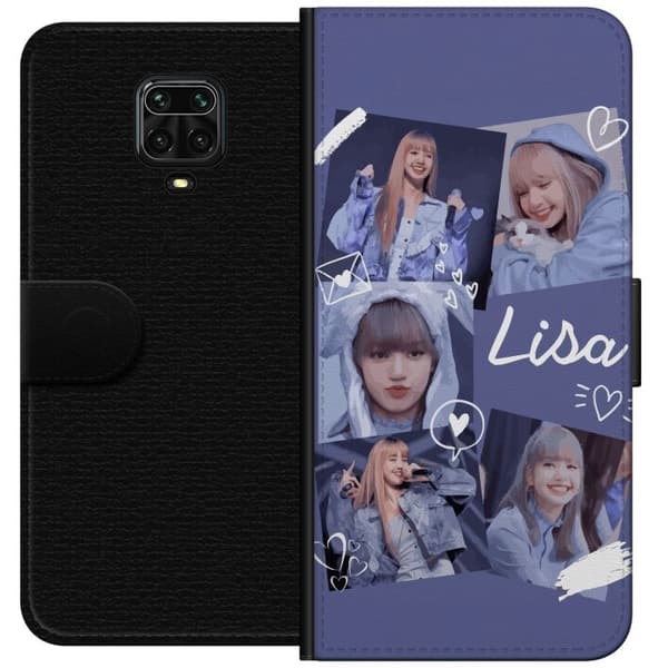 Xiaomi Redmi Note 9 Pro Tegnebogsetui Lisa Blackpink – Aesthetic K-pop Queen