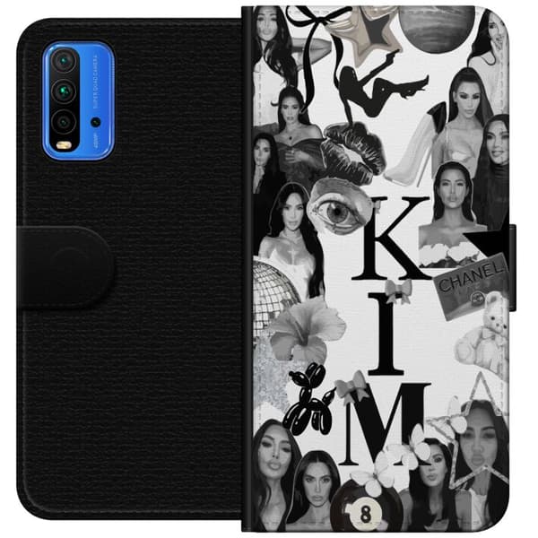 Xiaomi Redmi Note 9 4G Plånboksfodral Kim Kardashian – Aesthetic Look 2025