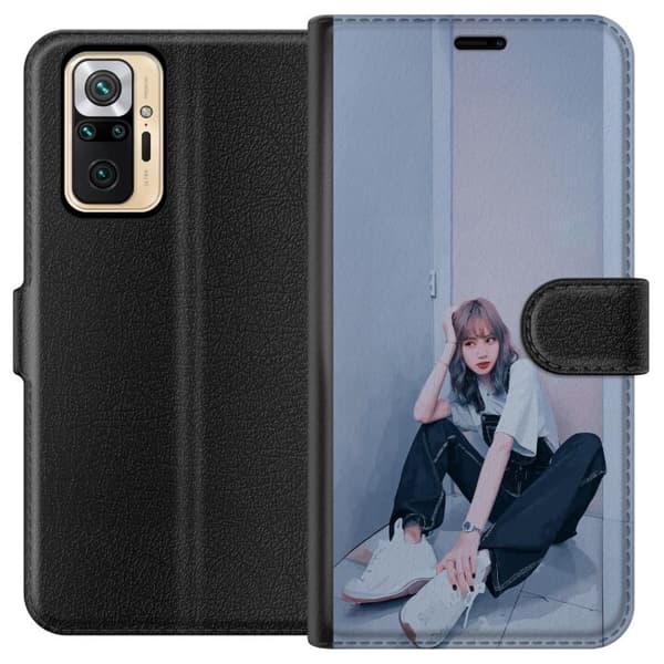 Xiaomi Redmi Note 10 Pro Tegnebogsetui Lisa from Blackpink – K-pop Style Icon