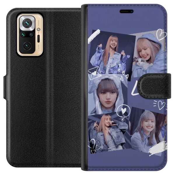 Xiaomi Redmi Note 10 Pro Tegnebogsetui Lisa Blackpink – Aesthetic K-pop Queen