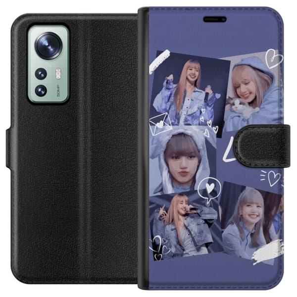 Xiaomi 12 Tegnebogsetui Lisa Blackpink – Aesthetic K-pop Queen