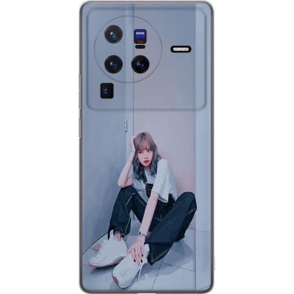 vivo X80 Pro Gennemsigtig cover Lisa from Blackpink – K-pop Style Icon