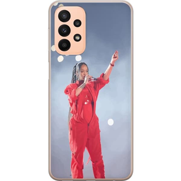 Samsung Galaxy A23 5G Gennemsigtig cover Rihanna – Trendsetting Looks & Style