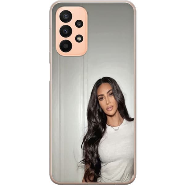Samsung Galaxy A23 5G Gennemsigtig cover Kim Kardashian – Iconic Style Collection