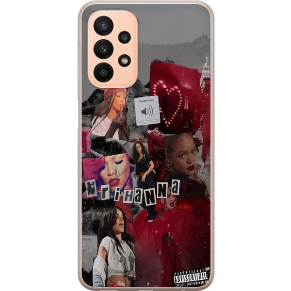 Samsung Galaxy A23 5G Gennemsigtig cover Rihanna – Iconic Fashion Moments