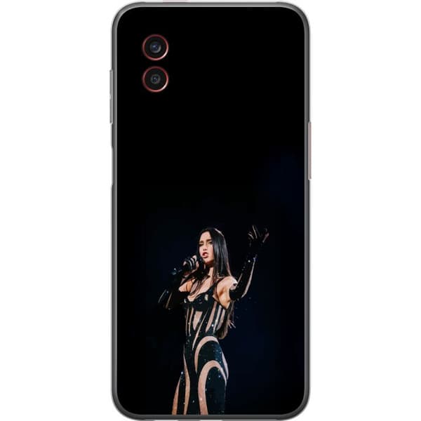 Samsung Galaxy Xcover6 Pro Gennemsigtig cover Dua Lipa – Pop Star Aesthetic