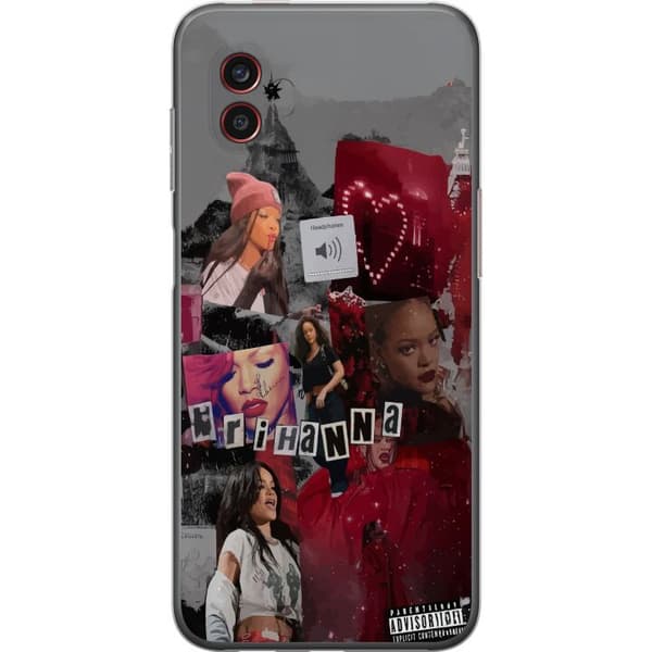 Samsung Galaxy Xcover6 Pro Gennemsigtig cover Rihanna – Iconic Fashion Moments