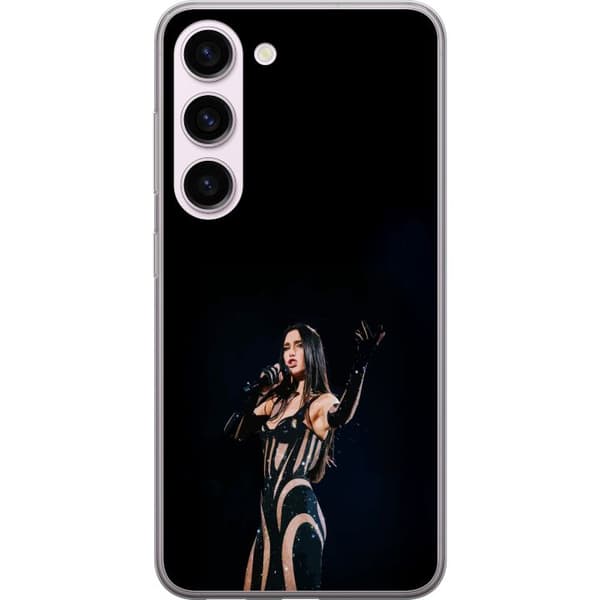 Samsung Galaxy S23 Läpinäkyvä kuori Dua Lipa – Pop Star Aesthetic
