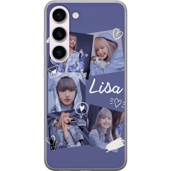 Samsung Galaxy S23 Gennemsigtig cover Lisa Blackpink – Aesthetic K-pop Queen