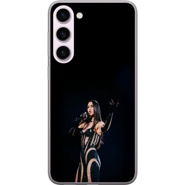 Samsung Galaxy S23+ Gjennomsiktig deksel Dua Lipa – Pop Star Aesthetic