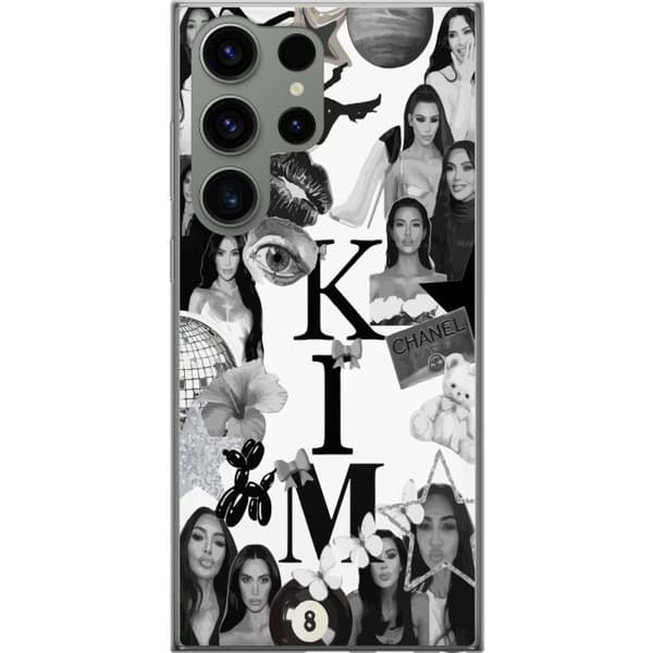 Samsung Galaxy S23 Ultra Gennemsigtig cover Kim Kardashian – Aesthetic Look 2025