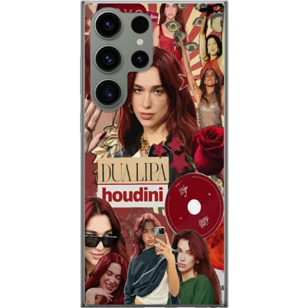 Samsung Galaxy S23 Ultra Gennemsigtig cover Dua Lipa – Fashion & Style Edit