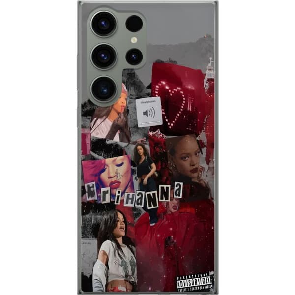 Samsung Galaxy S23 Ultra Gennemsigtig cover Rihanna – Iconic Fashion Moments