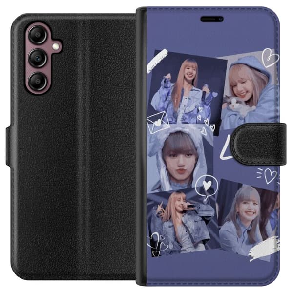 Samsung Galaxy A14 5G Lommeboketui Lisa Blackpink – Aesthetic K-pop Queen