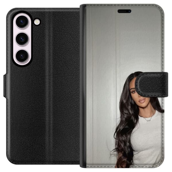 Samsung Galaxy S23 Plånboksfodral Kim Kardashian – Iconic Style Collection