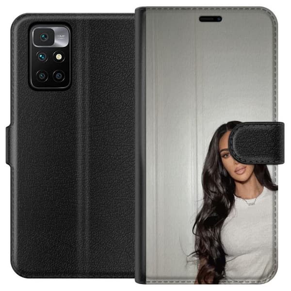 Xiaomi Redmi 10 Tegnebogsetui Kim Kardashian – Iconic Style Collection