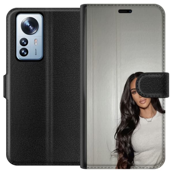 Xiaomi 12 Pro Plånboksfodral Kim Kardashian – Iconic Style Collection