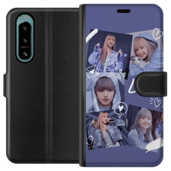 Sony Xperia 5 IV Tegnebogsetui Lisa Blackpink – Aesthetic K-pop Queen