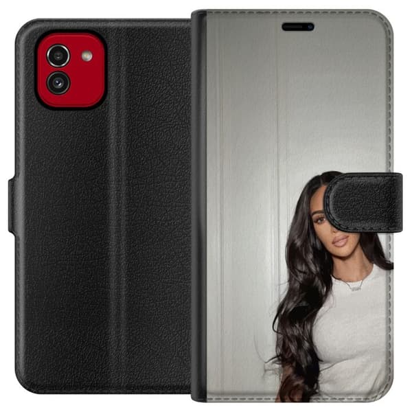 Samsung Galaxy A03 Lompakkokotelo Kim Kardashian – Iconic Style Collection