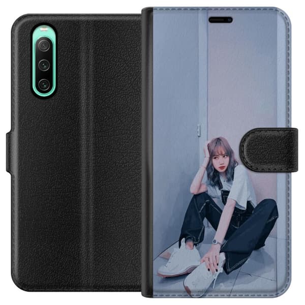 Sony Xperia 10 IV Lommeboketui Lisa from Blackpink – K-pop Style Icon